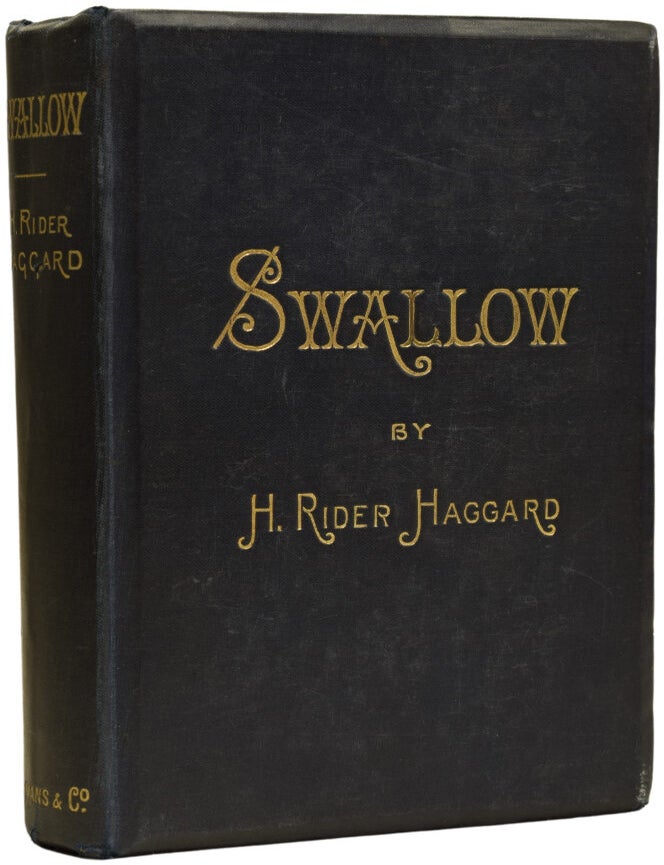 Item #68234 Swallow. A Tale of the Great Trek. Henry Rider HAGGARD, Sir, Maurice GREIFFENHAGEN.