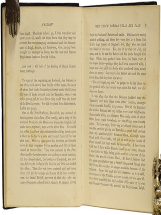 Swallow. A Tale of the Great Trek.