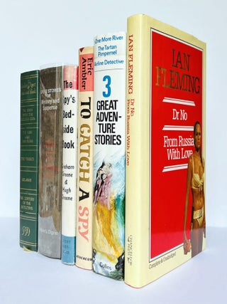 [James Bond novels] Group of Anthologies and Omnibus editions, with entire or partial content from Ian Fleming. Comprising The Spy's Bedside Book (1957), To Catch A Spy (1965), Reader's Digest Condensed Books (1966), Three Great Adventure Stories (1972), Great Stories of Mystery & Suspense (1977), Dr. No & From Russia, With Love (1984), James Bond 007 (1988), Octopussy & 007 In New York (2008), Quantum of Solace (2008).