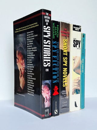 [James Bond novels] Group of Anthologies and each with content from Ian Fleming. Comprising To Catch A Spy (1966), Mammoth Book of Short Spy Novels (1986, and revised edition 2004), Headline Book of Spy Fiction (1992), Oxford Book of Spy Stories (1996).