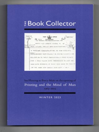 The Book Collector. Winter 2023. Edited by James Fleming.