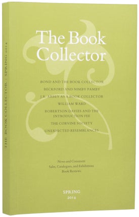 Item #68390 'James Bond and the Book Collector' within The Book Collector. Spring 2014....