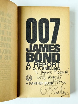 Double O Seven. James Bond. A Report | O. F. SNELLING, FLEMING Ian