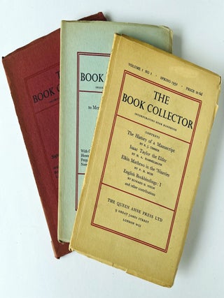 Item #68469 The Book Collector, 1952 [Four Issues]. BIBLIOGRAPHY, Ian FLEMING, Authors
