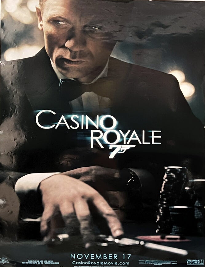 Item #68690 [MOVIE POSTER] Casino Royale. Ian Fleming / Bondiana.