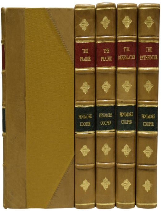 Item #68946 The Leather-Stocking Tales [The Deerslayer; The Last of the Mohicans; The Pathfinder; The Pioneers; The Prairie]. H. M. BROCK, illustrators C E., James Fenimore COOPER.
