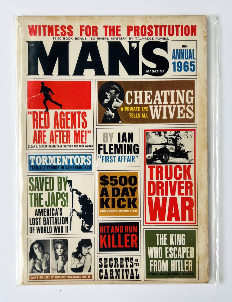 Item #69001 'First Affair' [The Spy Who Loved Me] contained within 'Man's magazine'. 1965 Annual. Ian Lancaster FLEMING.