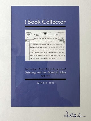 [Lithograph] The Book Collector. Winter 2023. Edited by James Fleming.