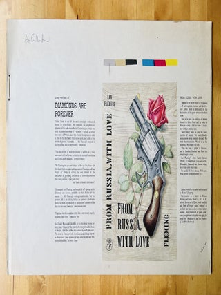 From Russia With Love]. ARTIST'S JACKET PROOFS for the James Bond novel. Progressive printers. Ian FLEMING, Richard CHOPPING.