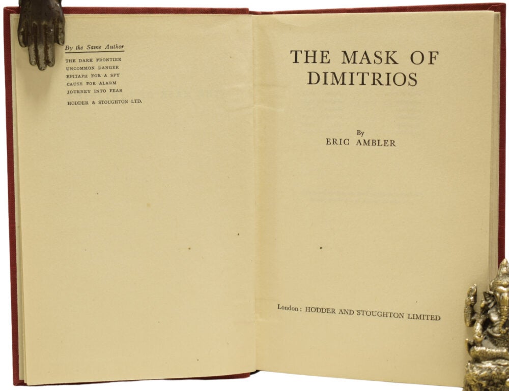 The Mask Of Dimitrios | Eric AMBLER