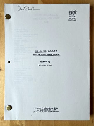 The Man From U.N.C.L.E. 'The 15 Years Later Affair'. Filmscript. Ian Fleming / Bondiana.