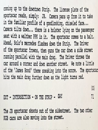 The Man From U.N.C.L.E. 'The 15 Years Later Affair'. Filmscript.