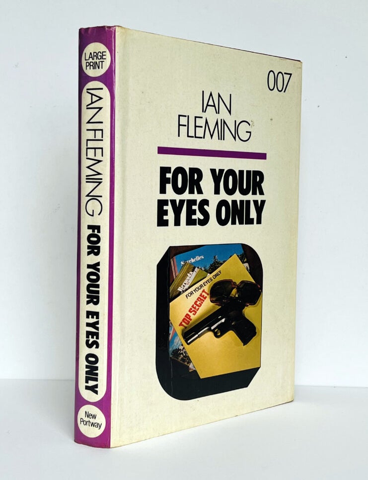 Item #69606 For Your Eyes Only [large print edition]. Ian Lancaster FLEMING.