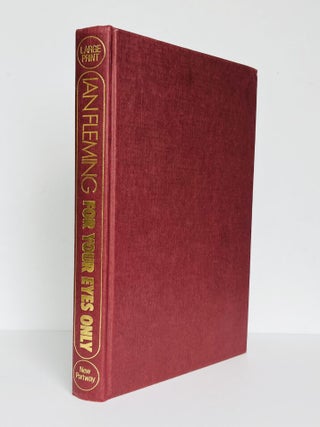 Item #69607 For Your Eyes Only [large print edition]. Ian Lancaster FLEMING