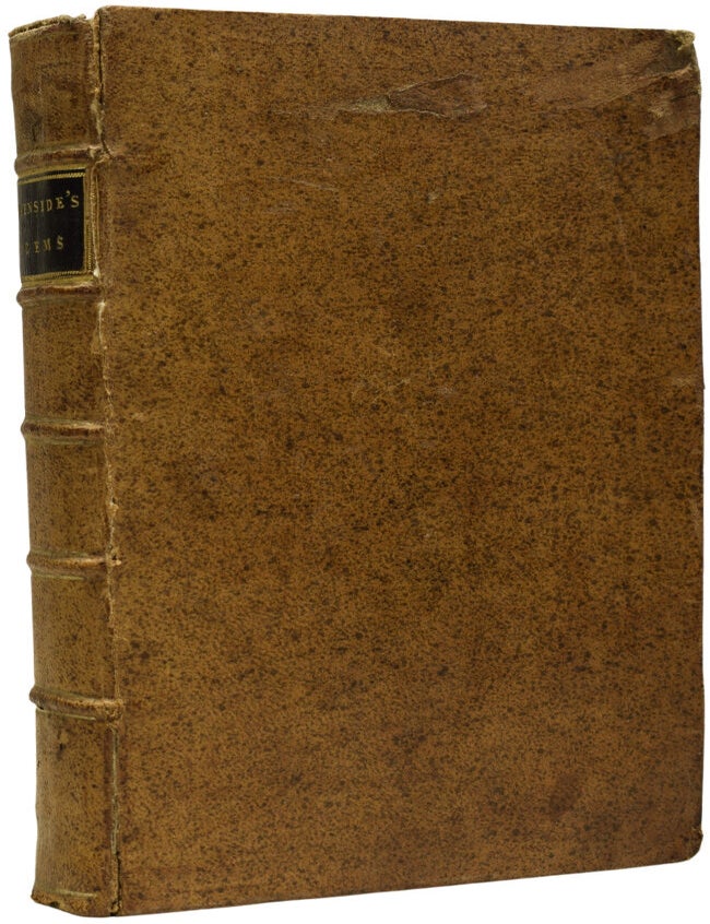Item #69634 The Poems of Mark Akenside. Mark AKENSIDE.