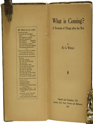 What is Coming: A Forecast of Things after the War.