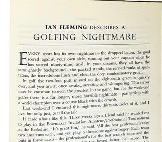 Contribute 'A Golfing Nightmare' and 'The Terrible Dr. No' to Encore; The Sunday Times Book, Second Year. Edited by Leonard Russell.