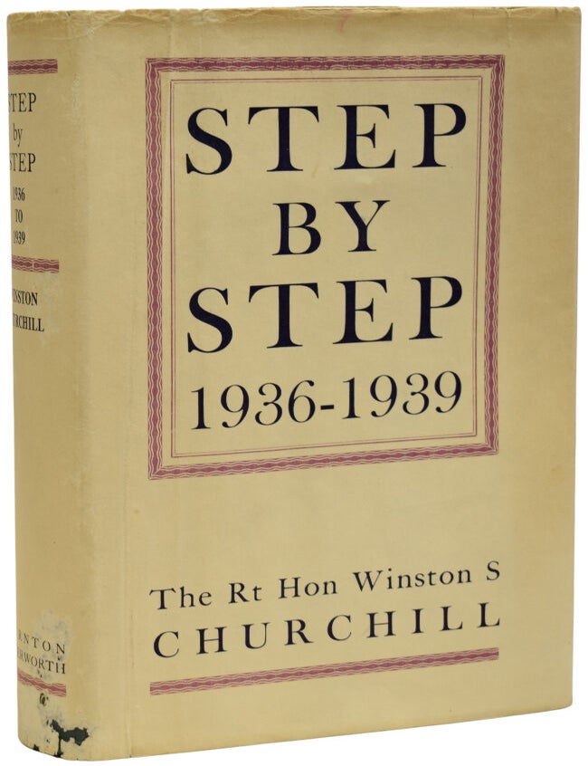 Item #70060 Step by Step 1936-1939. Winston S. CHURCHILL, Sir.