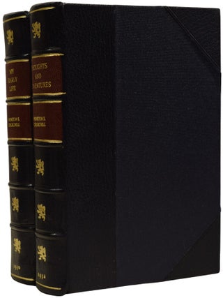 Item #70174 My Early Life [and] Thoughts and Adventures. Winston Spencer CHURCHILL, Sir