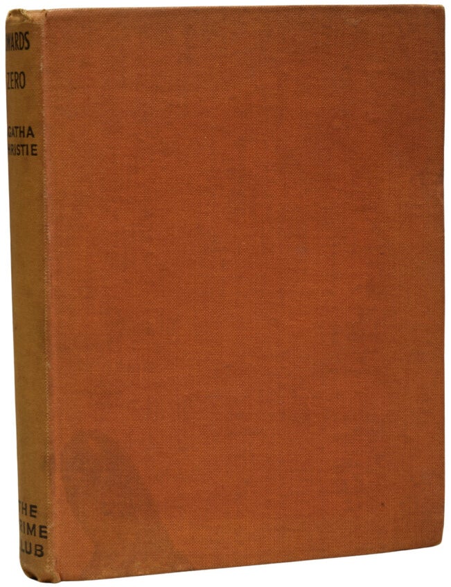 Item #70188 Towards Zero. Agatha CHRISTIE, Dame.