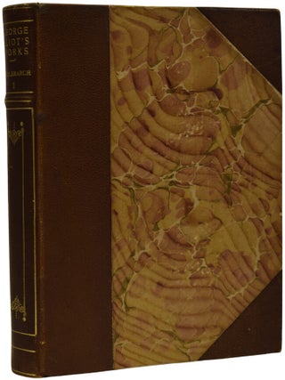 The Works of George Eliot. Standard Edition. Adam Bede; The Mill on the Floss; Silas Marner, The Lifted Veil, Brother Jacob; Scenes of Clerical Life; Felix Holt; Romola; Middlemarch; Daniel Deronda; The Legend of Jubal and Other Poems, Old and New; Essays, and Leaves from a Note-book; The Spanish Gypsy;Impressions of Theophrastus Such.