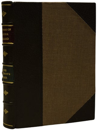 The Works of H. Rider Haggard. Pearl-maiden, Cleopatra, Allan Quartermain, Marie, Nada the Lily, Margaret, Elissa, Black Heart and White Heart, Child of Storm, The Spirit of Bambatse, She, Morning Star, Eric Brighteyes, Montezuma's Daughter, Lysbeth, The People of the Mist, The Wanderer's Necklace, Heart of the World, Jess, Swallow, [and] King Solomon's Mines.