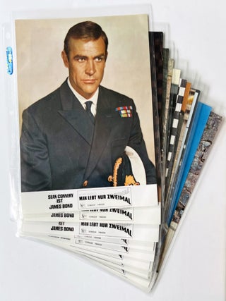 Item #70638 You Only Live Twice [LOBBY CARDS]. Roald DAHL, writer, Harry SALTZMAN, Albert R....