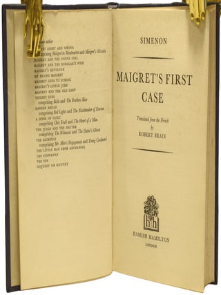 Maigret's First Case.