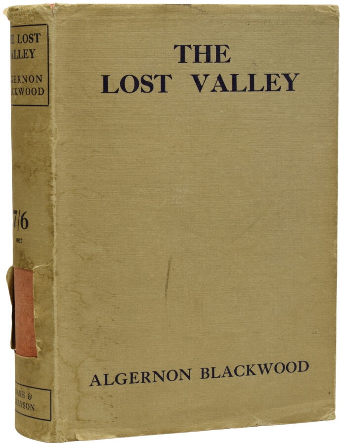 Item #70824 The Lost Valley and Other Stories. Algernon BLACKWOOD.