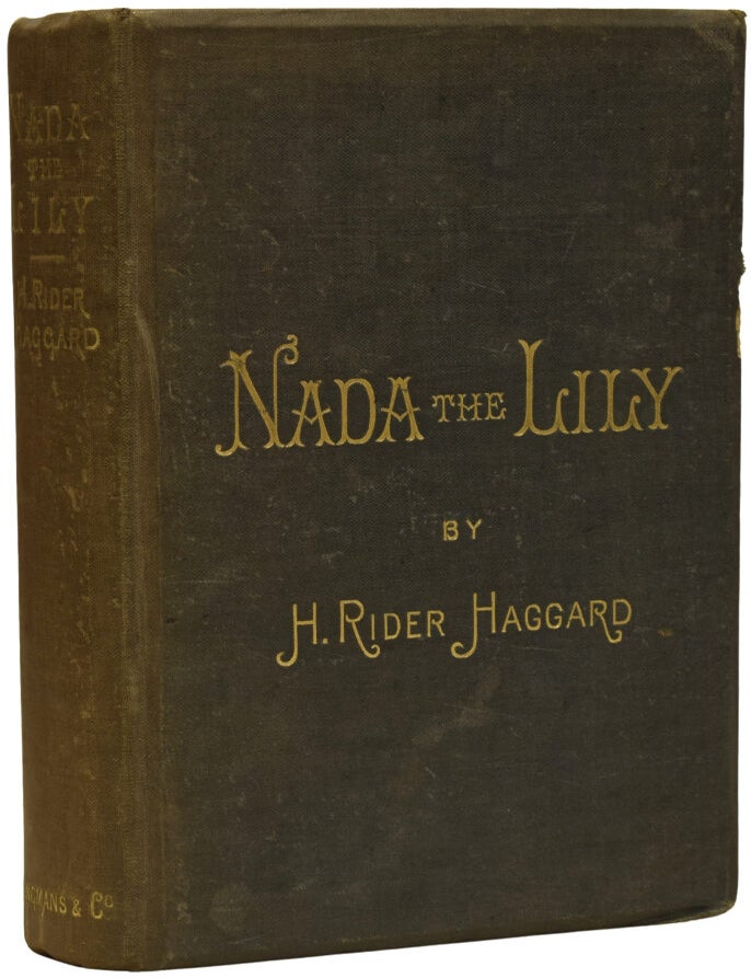 Item #70962 Nada the Lily. Henry Rider HAGGARD, Sir, Charles KERR.