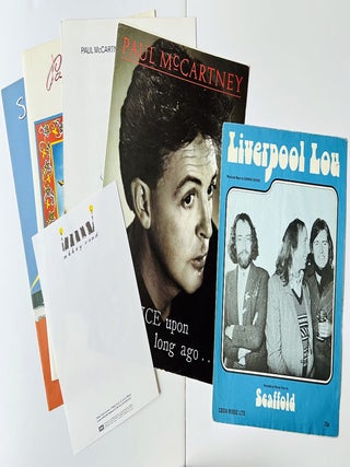 Item #71042 Five related songsheets, plus 'Abbey Road' headed notepaper. Paul...