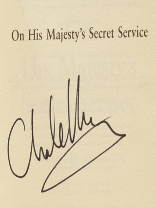 Item #71228 On His Majesty's Secret Service. Charlie HIGSON, born 1958