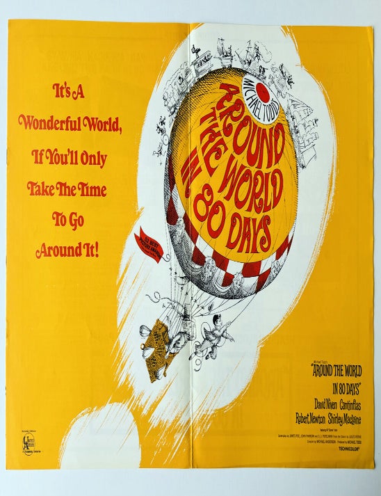 Item #71257 Around the World in 80 Days. Press Book [Exhibitors Campaign Book]. Hollywood Cinema, Jules VERNE.
