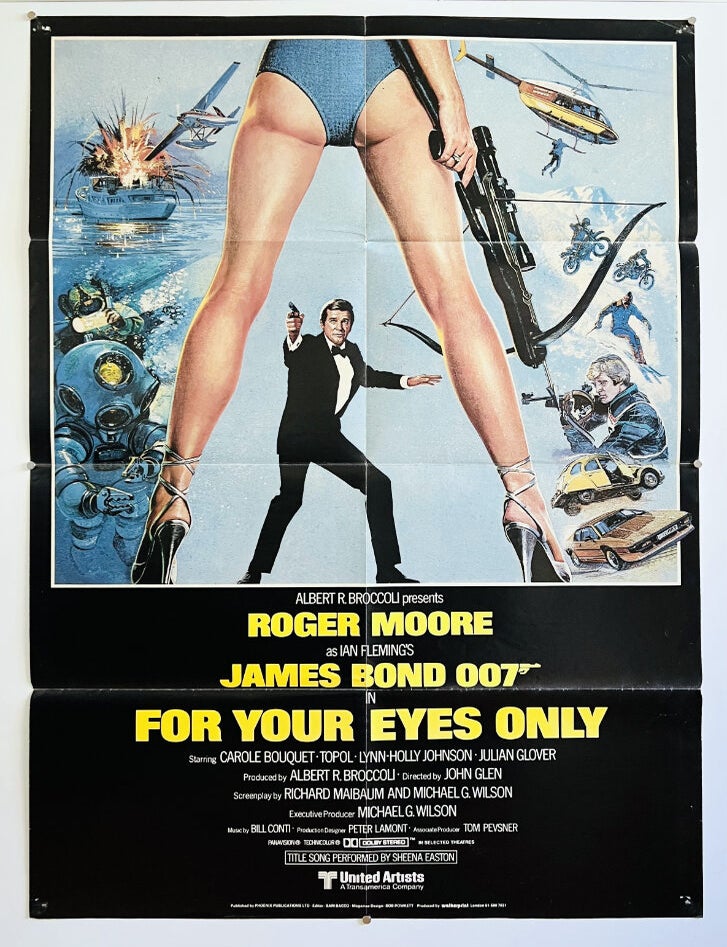 Item #71308 For Your Eyes Only: The James Bond Dossier. Official Film Poster Magazine. Bari BACCO, Bob BOWKETT, designer, Ian Fleming / Bondiana.