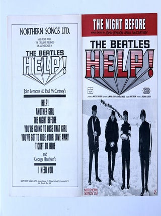 Item #71320 The Night Before [Help]. THE BEATLES, John Lennon, Paul McCARTNEY