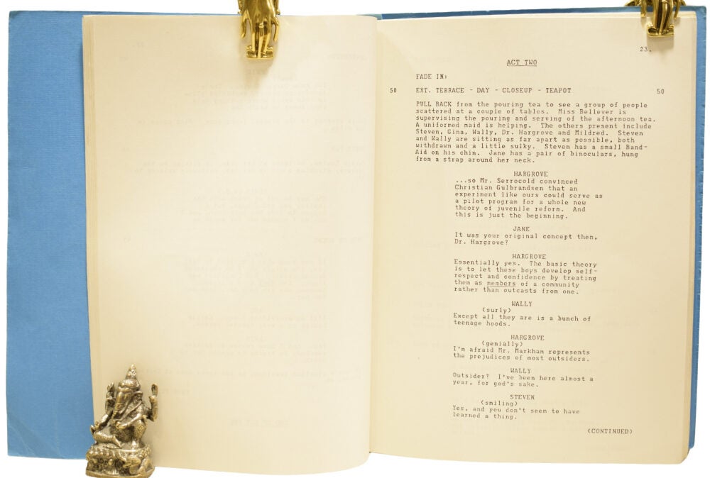 Screenplay Murder With Mirrors. Film script | Agatha CHRISTIE, Julian ...