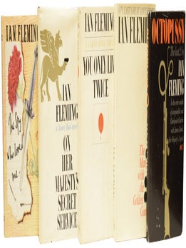 Complete First American Editions of Ian Fleming's James Bond series. [Set of works / novels comprising: Casino Royale, Live and Let Die, Moonraker, Diamonds Are Forever, From Russia With Love, Dr. No, Goldfinger, For Your Eyes Only (short stories inc. From A View To A Kill, Quantum of Solace), Thunderball, The Spy Who loved Me, On Her Majesties Secret Service, You Only Live Twice, The Man with the Golden Gun, and Octopussy & The Living Daylights (short stories)].