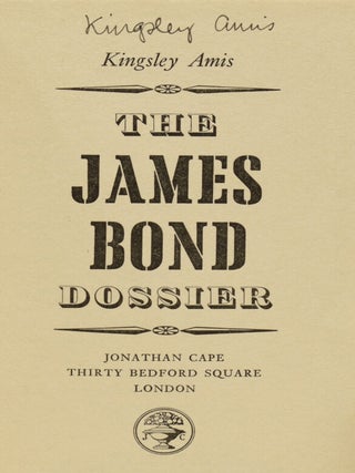 The James Bond Dossier.