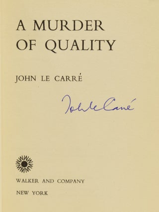 A Murder of Quality.