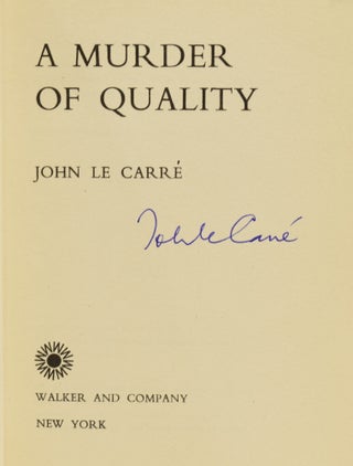 A Murder of Quality.