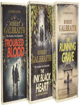 Complete Cormoran Strike Novels, SIGNED: The Cuckoo's Calling, The Silkworm, Career of Evil, Lethal White, Troubled Blood, The Ink Black Heart and The Running Grave.