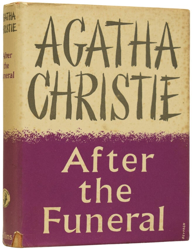 Item #71970 After the Funeral / Murder at the Gallop (First Edition hardback and Press book for the film). Agatha CHRISTIE, Dame.