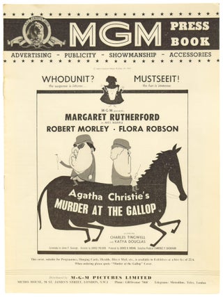 After the Funeral / Murder at the Gallop (First Edition hardback and Press book for the film).