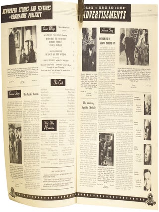 After the Funeral / Murder at the Gallop (First Edition hardback and Press book for the film).