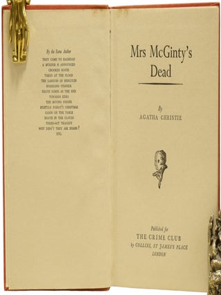 Mrs. McGinty's Dead / Murder Most Foul (First Edition hardback and Press book for the film).