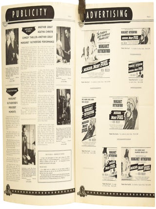 Mrs. McGinty's Dead / Murder Most Foul (First Edition hardback and Press book for the film).