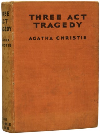 Item #71978 Three Act Tragedy. Agatha CHRISTIE, Dame
