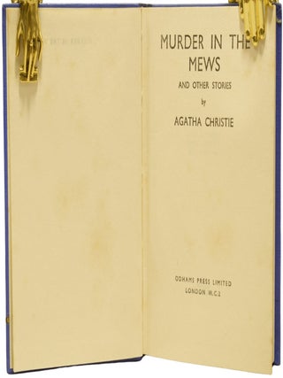 Murder In The Mews. 4 Poirot Stories.