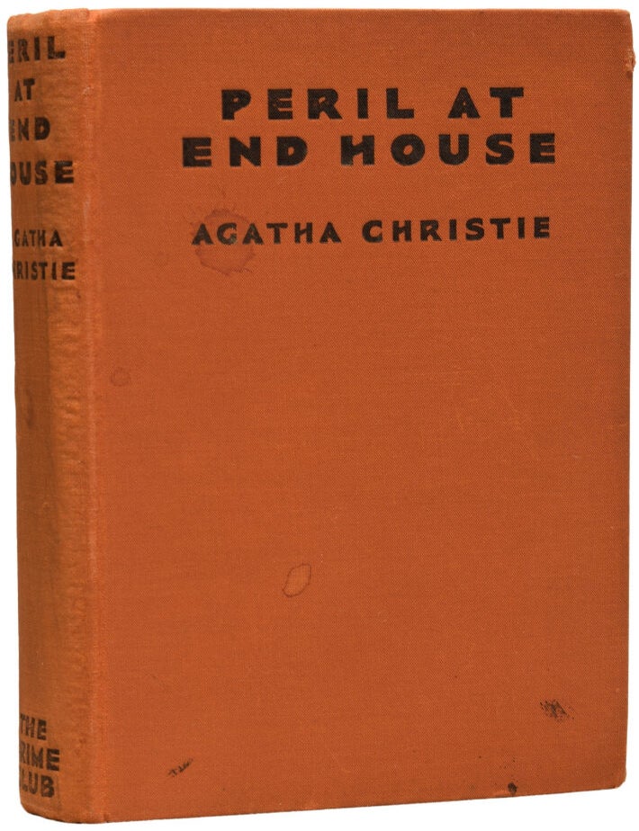 Item #72039 Peril at End House. Agatha CHRISTIE, Dame.
