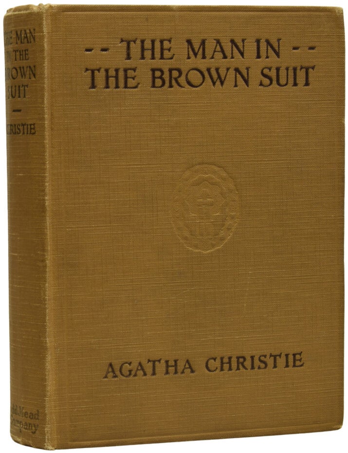Item #72043 The Man in the Brown Suit. Agatha CHRISTIE, Dame.